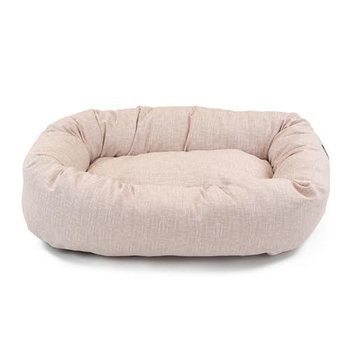 Bagel Calming Dog Bed (Palette Heathered Blush Pink)