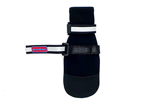 All Weather Neoprene Paw Protector Dog Boots with Reflective Straps in 5 Sizes! (Large)