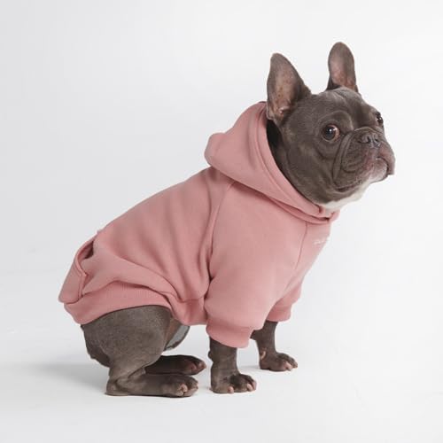 Dog Hoodie Buttery (Dusty Pink / X-Large)