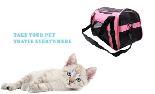 Cat Carrier Soft (Medium-LightPink)