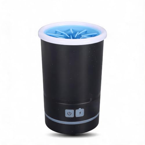Automatic Dog Cleaner (M / Black White)