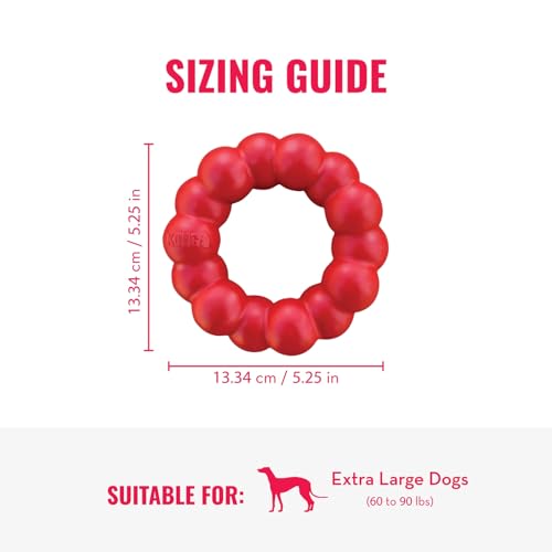 Ring Natural Rubber Chew Toy for Dental Health (Large)
