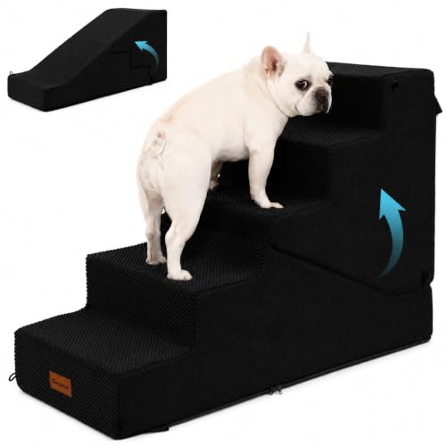 5 Step Dog Stairs and Ramp for Small Dogs and Cats