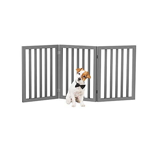 Indoor Pet Gate (Gray / 3 Panel)