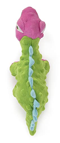 Dinos Spike Squeaky Plush Dog Toy (Small / Dinos Spike (Green))