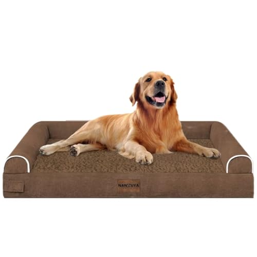 Orthopedic Dog Bed for X (Coffee / 40.0"L x 32.0"W x 6.5"Th)