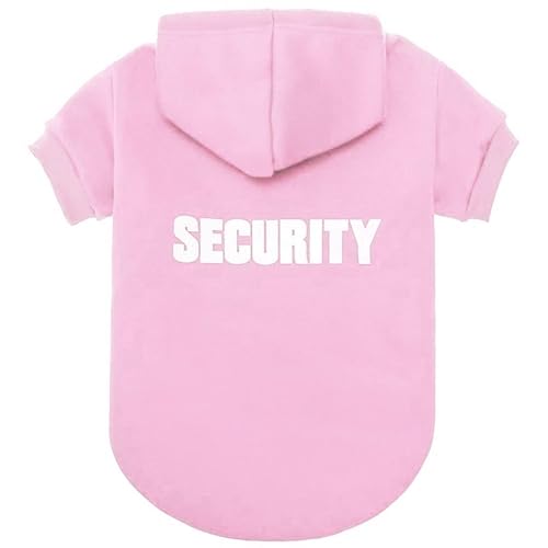 Security Dog Hoodie (#1 Pink(Security) / Medium (All Breed Sizes))