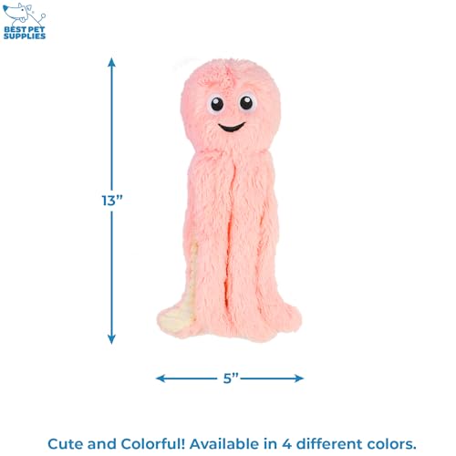 Interactive Squeaky Dog Chew Toy (Octomutant (Pink) / Large)