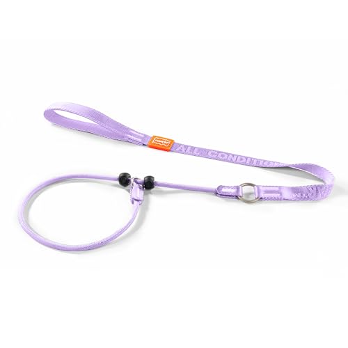 Slip Lead Dog Leash with 2 Spring (Lavender / 3.6FT)