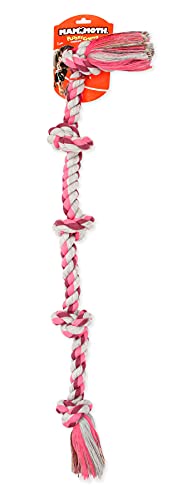 Mammoth Flossy Chews Multi Color 5 Knot Rope Tug (X-Large 36" / 5 Knot)