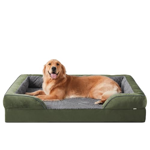 Orthopedic Dog Beds Large Sized (XL (42"x 32"x 7") / Green)