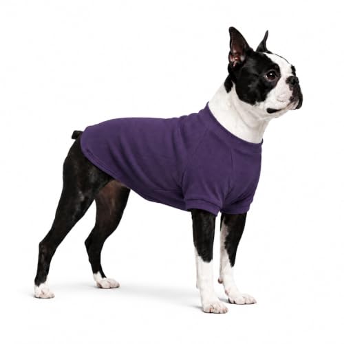 Ribbed Dog T Shirt Cotton Knitted Dog Sweaters for All Season Pet T (2XL (for Medium Large Dog) / Purple)