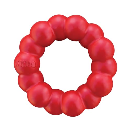 Ring Natural Rubber Chew Toy for Dental Health (Small (Pack of 1))