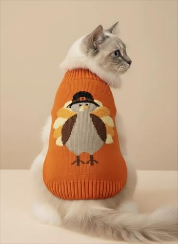 Thanksgiving Fall Dog Clothes Cat Outfit (Small / Thanksgiving Turkey)