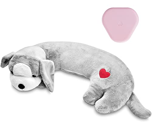 Hearbeat Toy for Dog Anxiety Relief Behavioral Training Aid Toy (Grey)