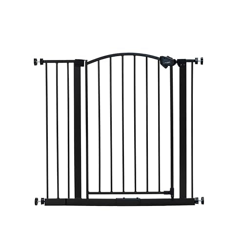 Safety 30" 35" Extra Wide Baby Gate (Bronze - 30-35"w X 30"h)