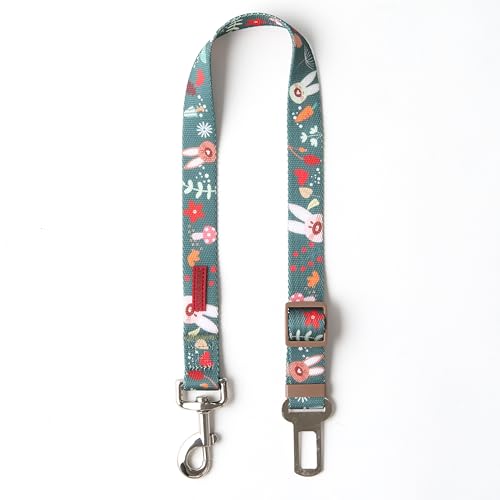 Dog Car Seat Belt (Green (Berry Forest))