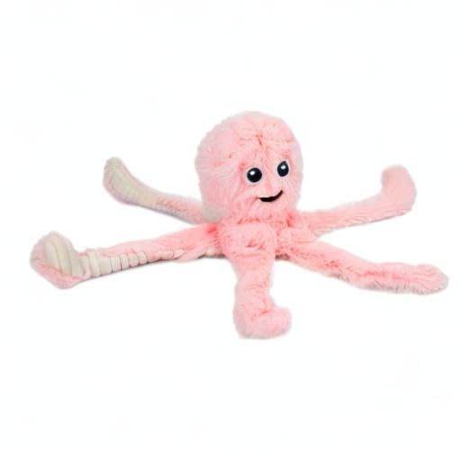 Interactive Squeaky Dog Chew Toy (Octomutant (Pink) / Large)