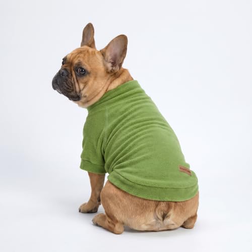 3 Pack Turtleneck Fleece Dog Sweater (XX-Large / Bright Blue Green Brown)