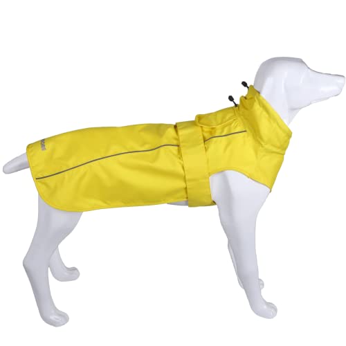 Adjustable Waterproof Dog Raincoat for Dogs (Yellow / X-Large(37-55lb))
