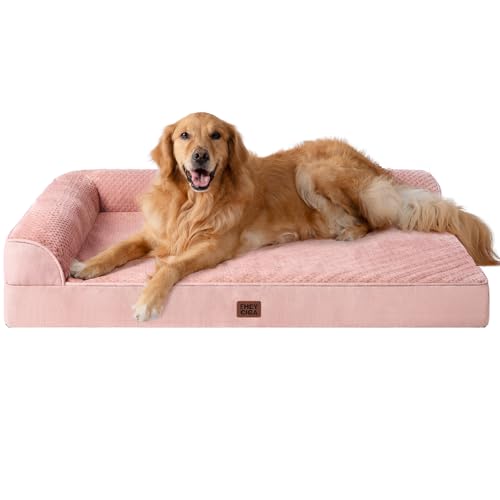 Extra Large Dog Bed Othorpedic (Pink / 44.0"L x 32.0"W x 6.5"Th)