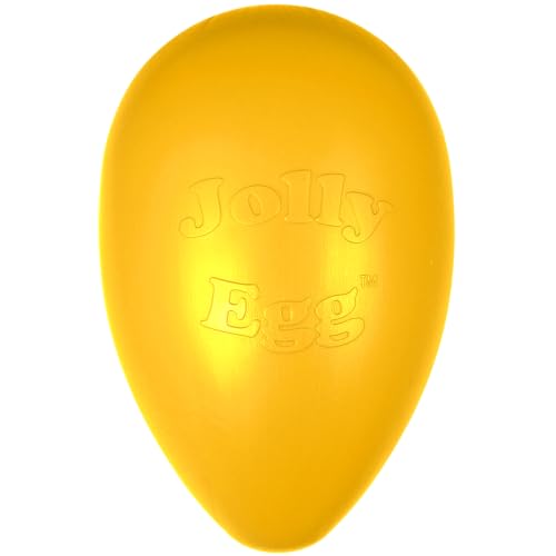 Jolly Egg Herding Dog Toy (Large (12 in) / Yellow)