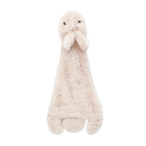 2-in-1 Stuffless Squeaky Dog Toy - Hare, Large (Brown/Hare / Large)
