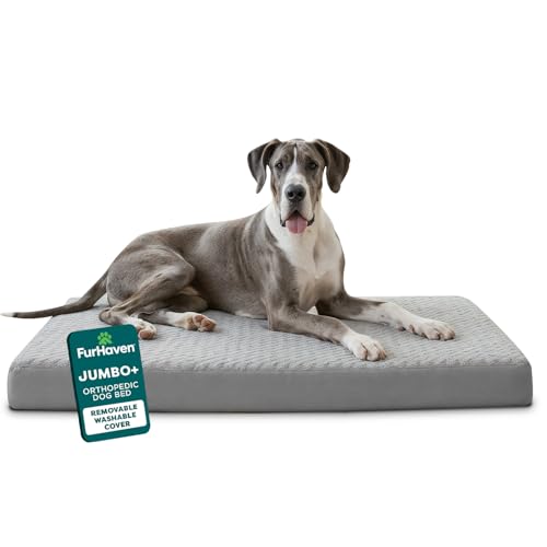 Orthopedic Dog Bed for Large Dogs (Jumbo Plus / Gray)