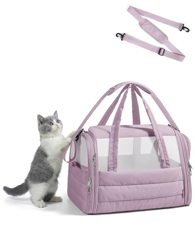 Cat Carrier Soft (Mist Purple / 18.1"L x 11.0"W x 11.0"H)