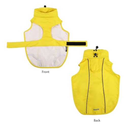 Adjustable Waterproof Dog Raincoat for Dogs (Yellow / Small(9-13lb))