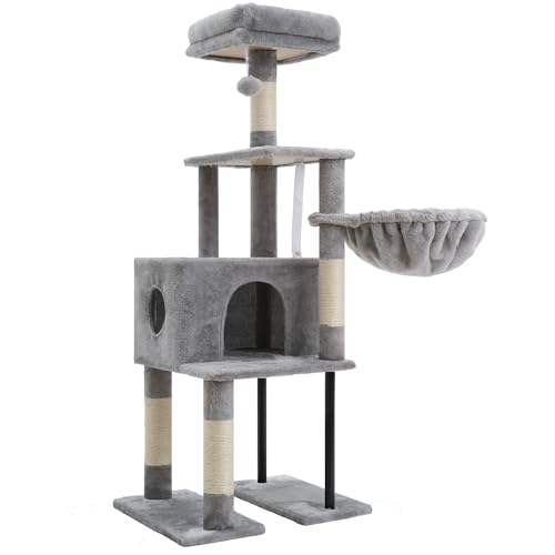 Cat Tree with Toy (49 inch / Gray)