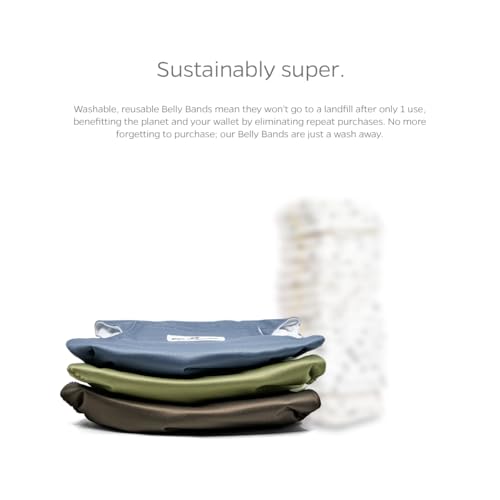 Washable Belly Bands for Male Dogs (Medium (16-20") / Koda)