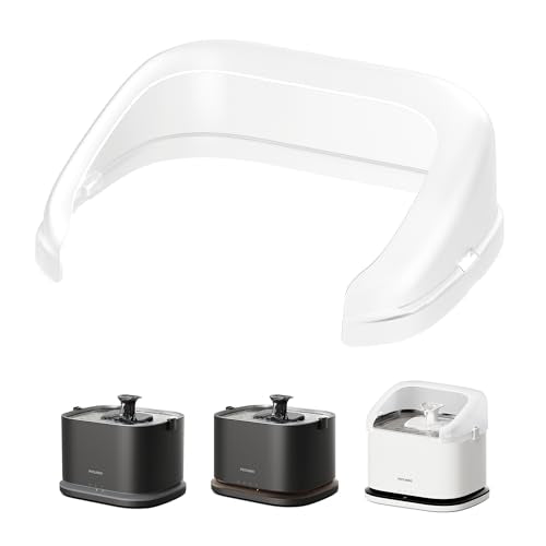 Splash Shield for 3L Dockstream 2 Cat Water Fountain PLWF106 PLWF116 and PLWF305 Prevent Water Spills (White / Splash Shield)