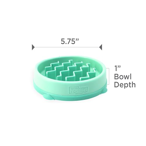 Fun Feeder Slo Bowl Dog Slow Feeder (Mint / Small)