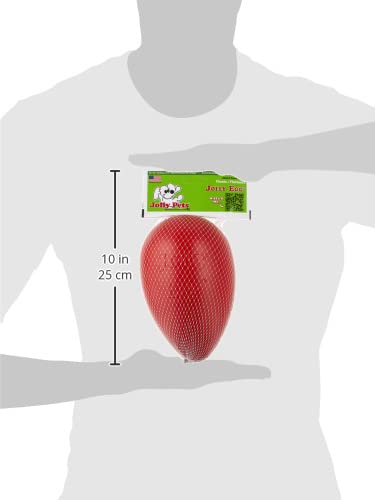 Jolly Egg Dog Toy (Medium (8 in) / Red)