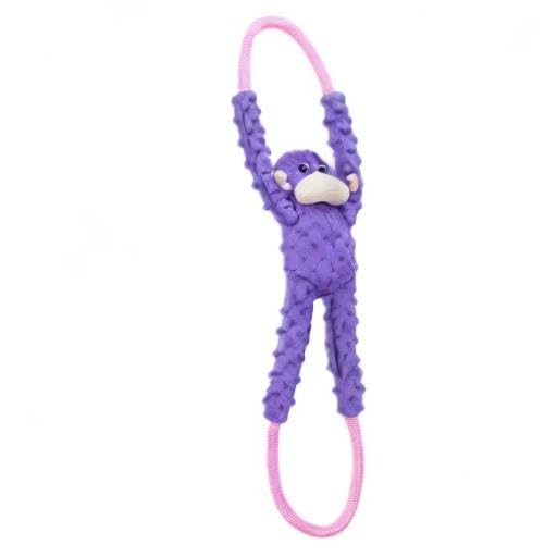 RopeTugz Durable Dog Pull Rope Toy (Purple / 28 x 5 x 5 in)