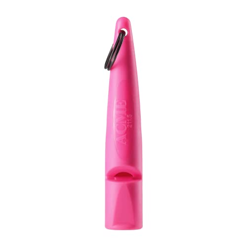 Alpha 211.5 Professional Dog Training Whistle with Enhanced Ergonomic Grip. BPA (Day Glow Pink)