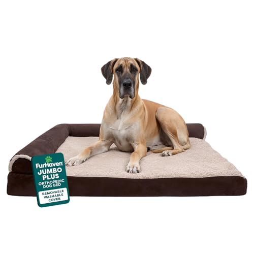 Orthopedic Dog Bed for Large Dogs (Jumbo Plus / Espresso)