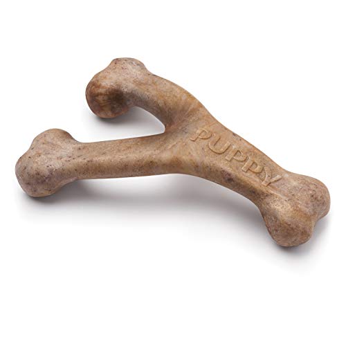 Puppy Wishbone Dog Chew Toy for Gentle Chewers (Puppy Medium)