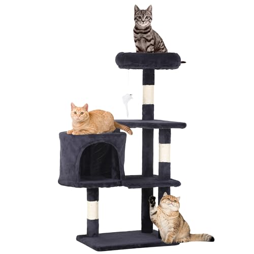 36" Cat Tree Tower (Dark Gray)