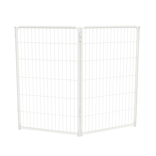 Homeplus Indoor Dog Playpen (White / 45"H)