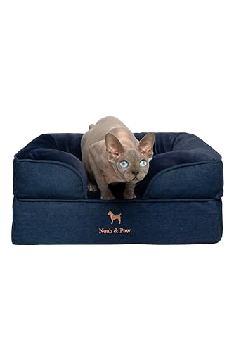 Small Dog Bed (Denim - Dark Blue / Small)