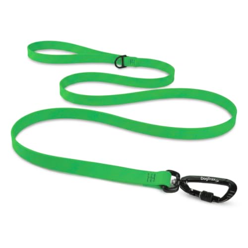 Essential Biothane Dog Leash (Green / 3/4 In x 3 Feet)