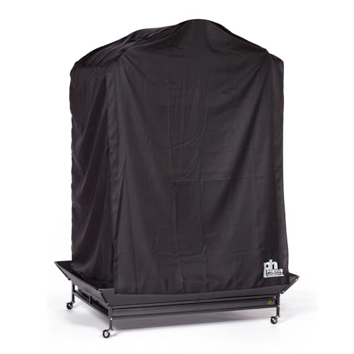 Extra Large Bird Cage Cover (Black / 50.0"L x 40.0"W x 69.0"H)