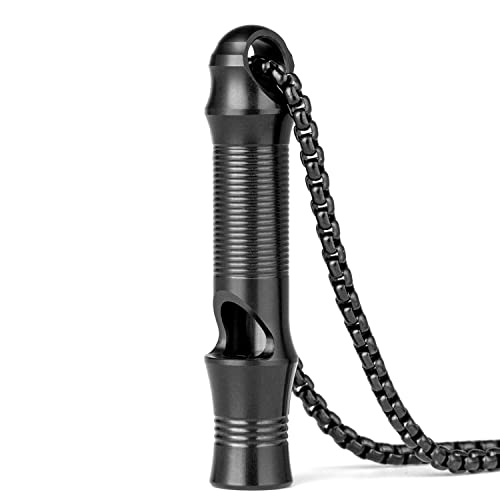 Titanium Emergency Whistle (Black -1pc)