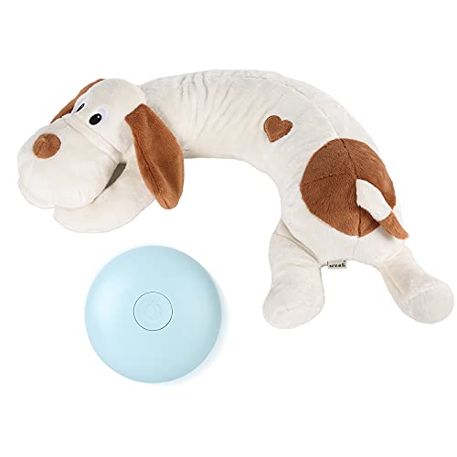 Heartbeat Dog Toy for Puppy (White+)