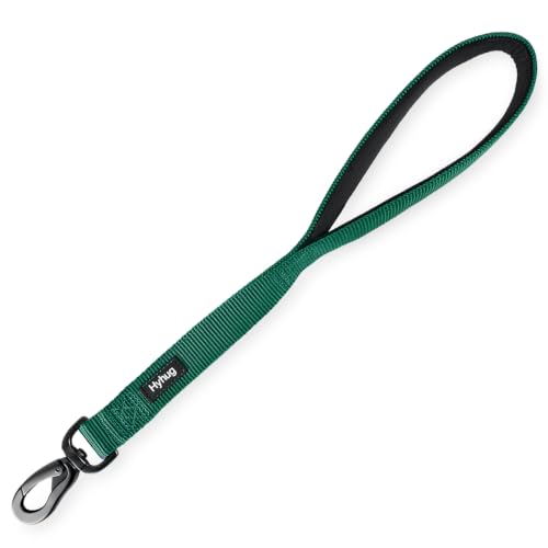 Short Dog Leash 18" (Dark Green / 18 Inches)