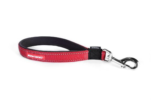 Neo Mongrel 12 Inch Short Dog Leash for Large Dogs (Red)