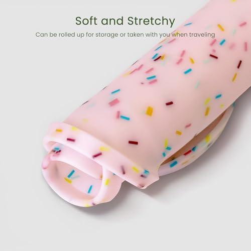 Dog Food Mat Anti (25.6" x 13" / Donut Pink)