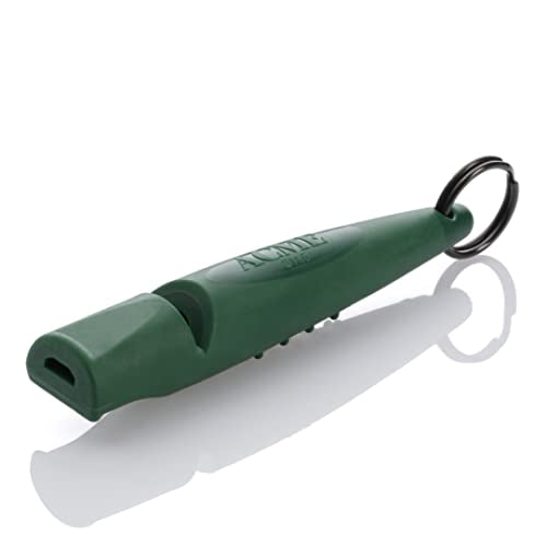 Alpha 211.5 Professional Dog Training Whistle with Enhanced Ergonomic Grip. BPA (Forest Green)